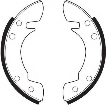 NECTO N1397 Комплект гальмівних колодок