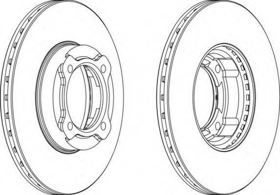 NECTO WN1188 гальмівний диск
