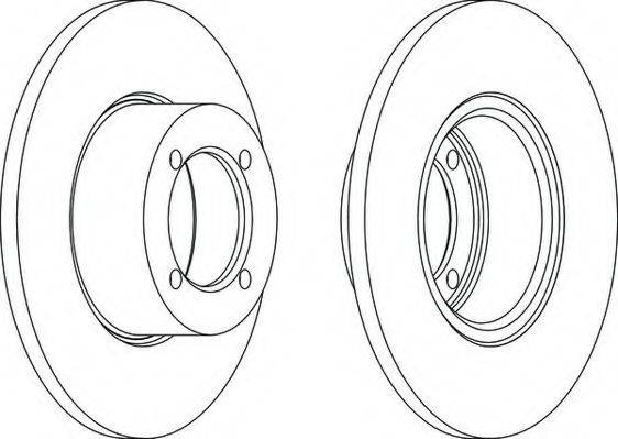 NECTO WN105 гальмівний диск