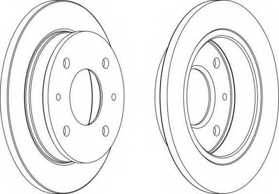 NECTO WN1089 гальмівний диск