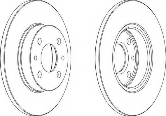 NECTO WN417 гальмівний диск