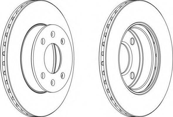 NECTO WN1281 гальмівний диск