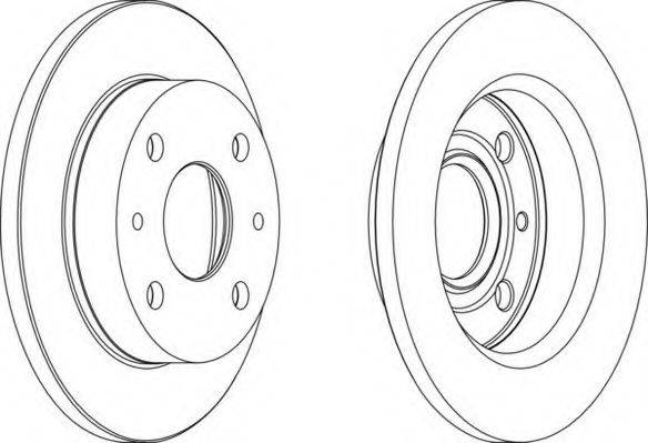 NECTO WN1312 гальмівний диск