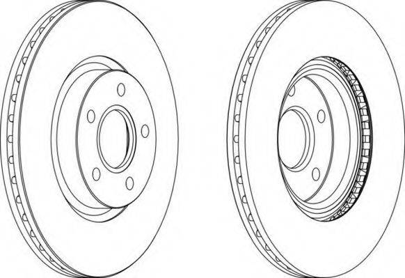 NECTO WN1249 гальмівний диск
