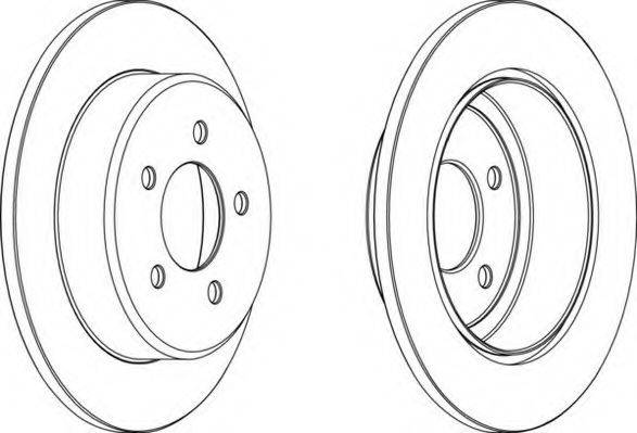 NECTO WN1421 гальмівний диск