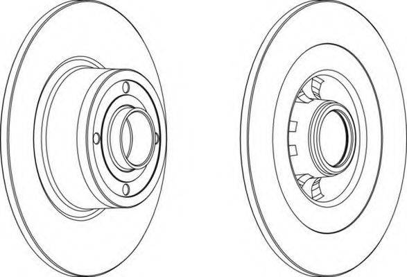 NECTO WN1393 гальмівний диск