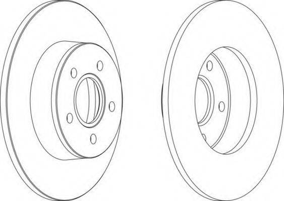 NECTO WN1426 гальмівний диск
