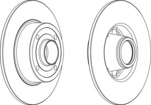NECTO WN1339 гальмівний диск