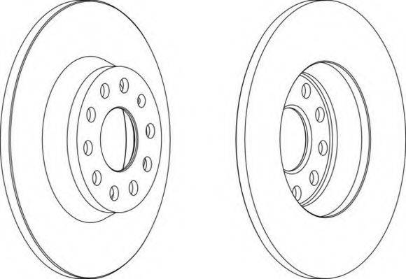 NECTO WN1328 гальмівний диск