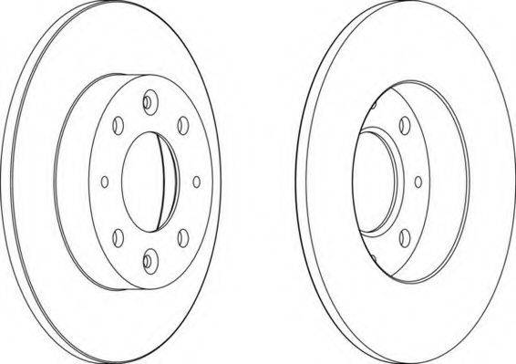 NECTO WN1357 гальмівний диск