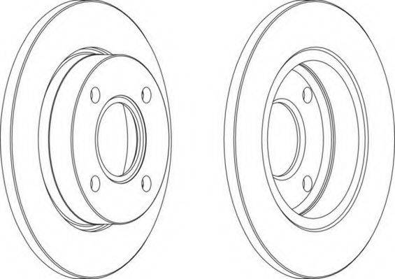 NECTO WN845 гальмівний диск