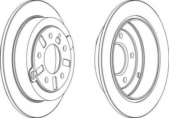 NECTO WN959 гальмівний диск