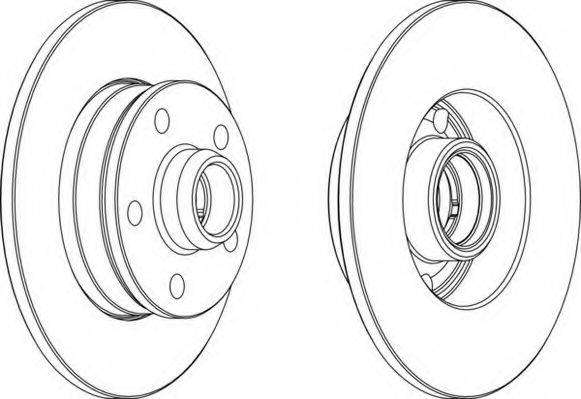 NECTO WN525 гальмівний диск