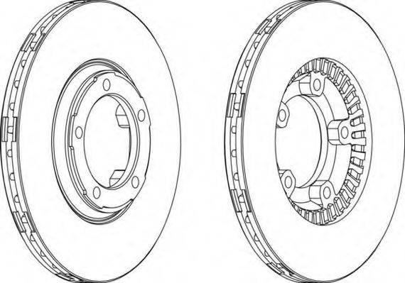 NECTO WN715 гальмівний диск