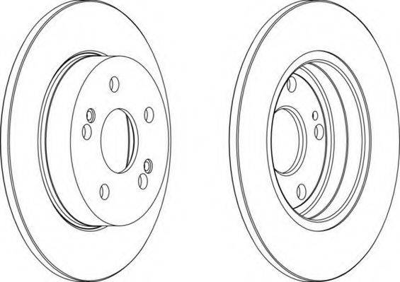 NECTO WN608 гальмівний диск