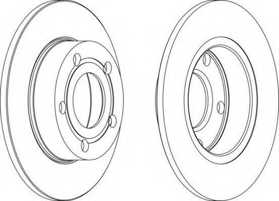 NECTO WN626 гальмівний диск