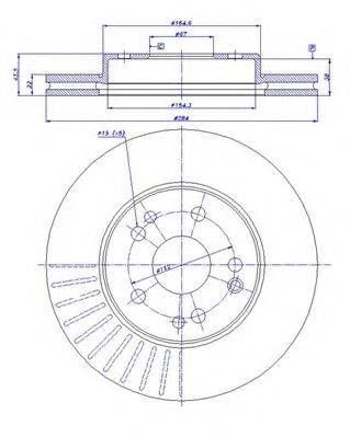 CAR 142466 гальмівний диск