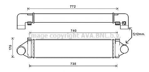 AVA QUALITY COOLING AUA4219 Інтеркулер