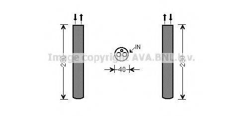 AVA QUALITY COOLING AUD216 Осушувач, кондиціонер