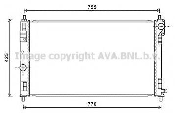 AVA QUALITY COOLING CR2121 Радіатор, охолодження двигуна