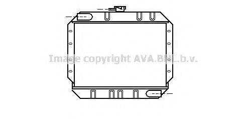 AVA QUALITY COOLING FD2064 Радіатор, охолодження двигуна