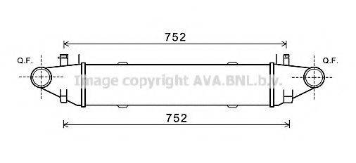 AVA QUALITY COOLING MSA4596 Інтеркулер