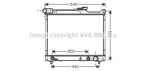 AVA QUALITY COOLING SZ2077 Радіатор, охолодження двигуна