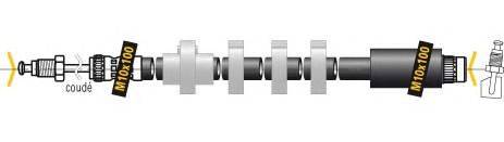 MGA F5419 Гальмівний шланг