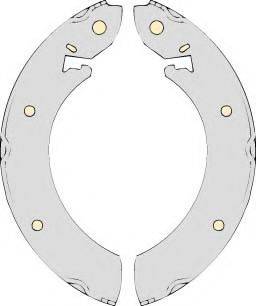 MGA M543 Комплект гальмівних колодок