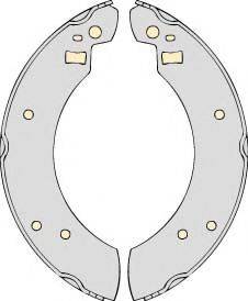 MGA M572 Комплект гальмівних колодок