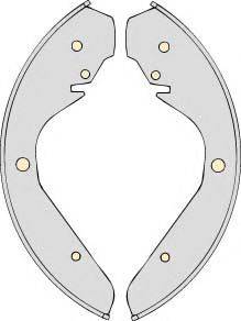 MGA M577 Комплект гальмівних колодок