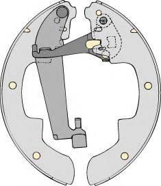MGA M605 Комплект гальмівних колодок