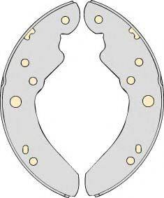 MGA M615 Комплект гальмівних колодок