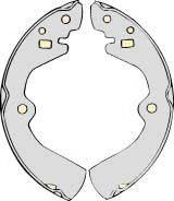 MGA M658 Комплект гальмівних колодок