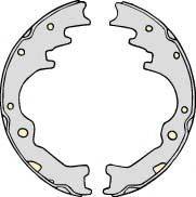 MGA M693 Комплект гальмівних колодок