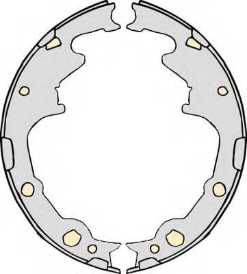 MGA M722 Комплект гальмівних колодок