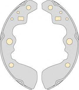 MGA M769 Комплект гальмівних колодок