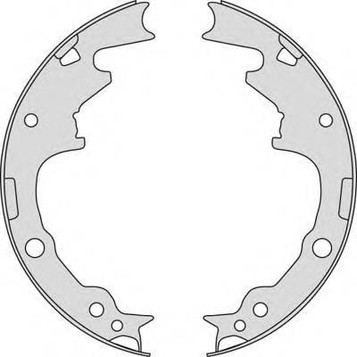 MGA M798 Комплект гальмівних колодок