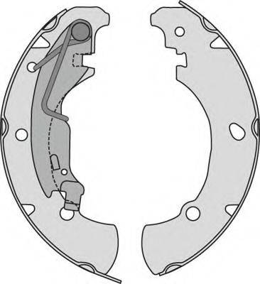 MGA M822 Комплект гальмівних колодок