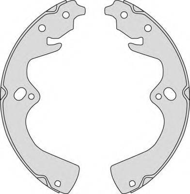 MGA K837823 Комплект гальм, барабанний гальмівний механізм