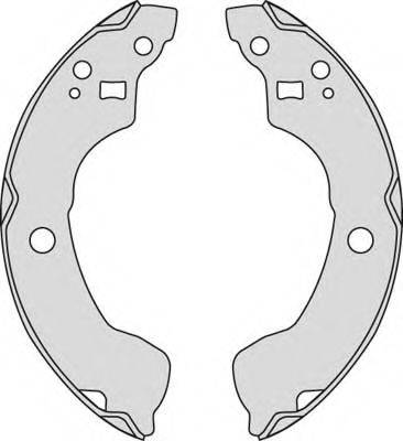 MGA M841 Комплект гальмівних колодок