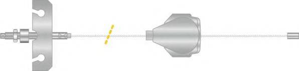 MGA KC4542 Трос, стоянкова гальмівна система