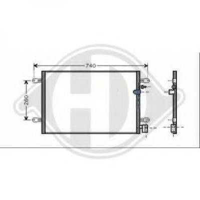 DIEDERICHS 8102600 Конденсатор, кондиціонер