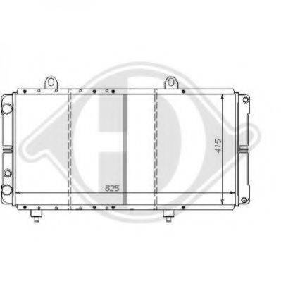 DIEDERICHS 8109191 Радіатор, охолодження двигуна