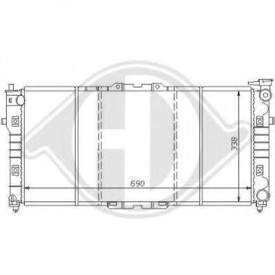 DIEDERICHS 8120114 Радіатор, охолодження двигуна
