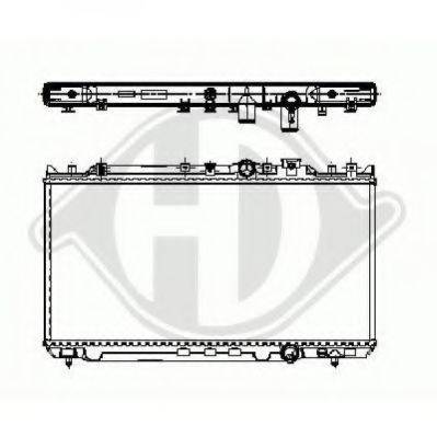 DIEDERICHS 8120119 Радіатор, охолодження двигуна
