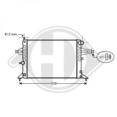 DIEDERICHS 8125228 Радіатор, охолодження двигуна