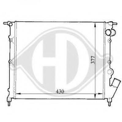 DIEDERICHS 8129127 Радіатор, охолодження двигуна