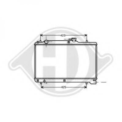 DIEDERICHS 8136121 Радіатор, охолодження двигуна