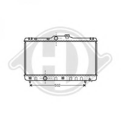 DIEDERICHS 8136134 Радіатор, охолодження двигуна